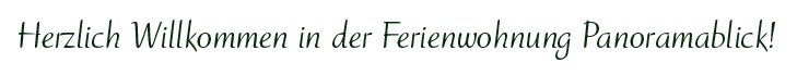 Herzlich Willkommen
